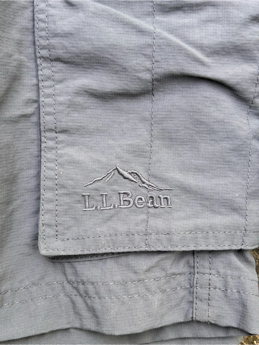 L.L. Bean Lot of 2 Cargo Shorts L Hiking Trail Outdoor Preppy Lightweight